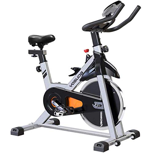 vigbody exercise bike indoor cycling bicycle stationary bikes cardio workout machine upright bike belt drive home gym