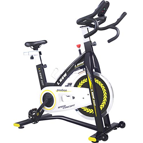 vigbody exercise bike indoor cycling bicycle stationary bikes cardio workout machine upright bike belt drive home gym
